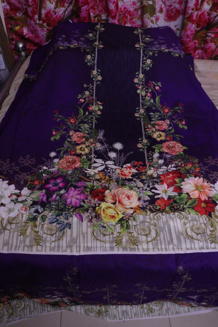 High quality Pakistani Malhar lown three piece - Image 6