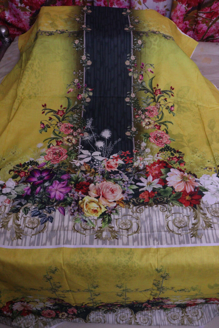 High quality Pakistani Malhar lown three piece - Image 7